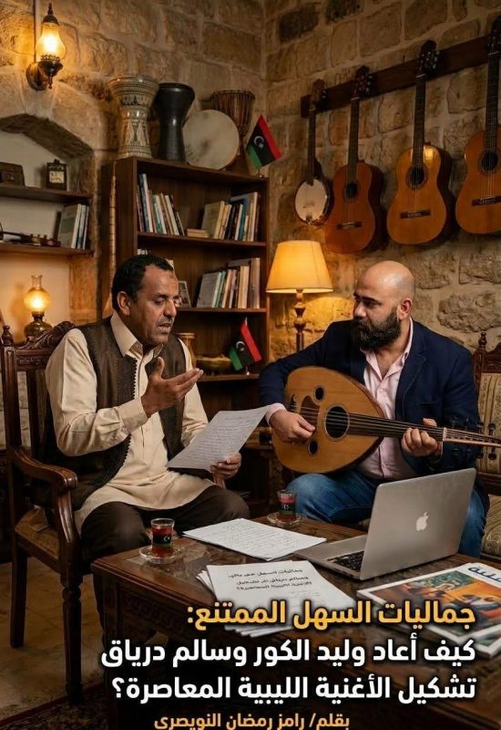 جماليات السهل الممتنع أو كيف أعاد وليد الكور وسالم درياق تشكيل الأغنية الليبية المعاصرة؟